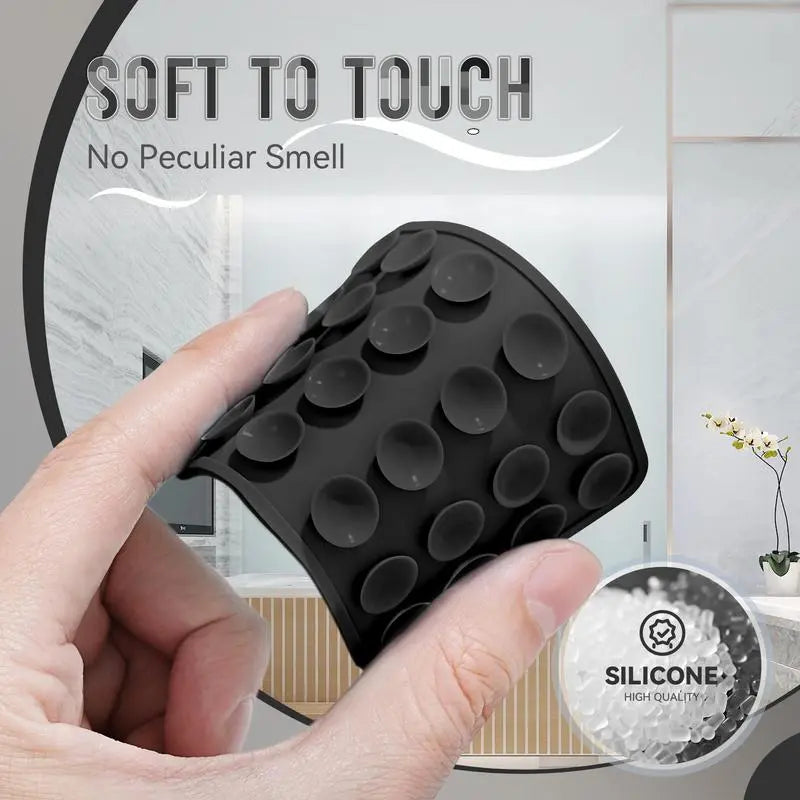 2PCS Silicone Suction Phone Case Mount,Non Slip Suction Cup Phone Mount,Hands-Free Phone Accessories Holder for Selfies and Videos,Silicon Adhesive Phone Stand Sticky for Cell Phone Christmas Gift Accessories