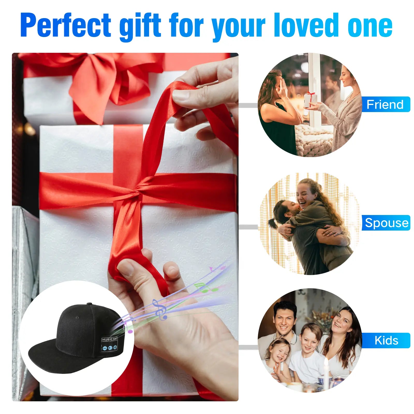 Touch Two Music Hat with Enhanced Bluetooth 5.0 HD Sound Technology for Commuting Sports Home All Hold Cycling Baseball Cap Solar Sun Protection Versatile Commute Comfortable Design
