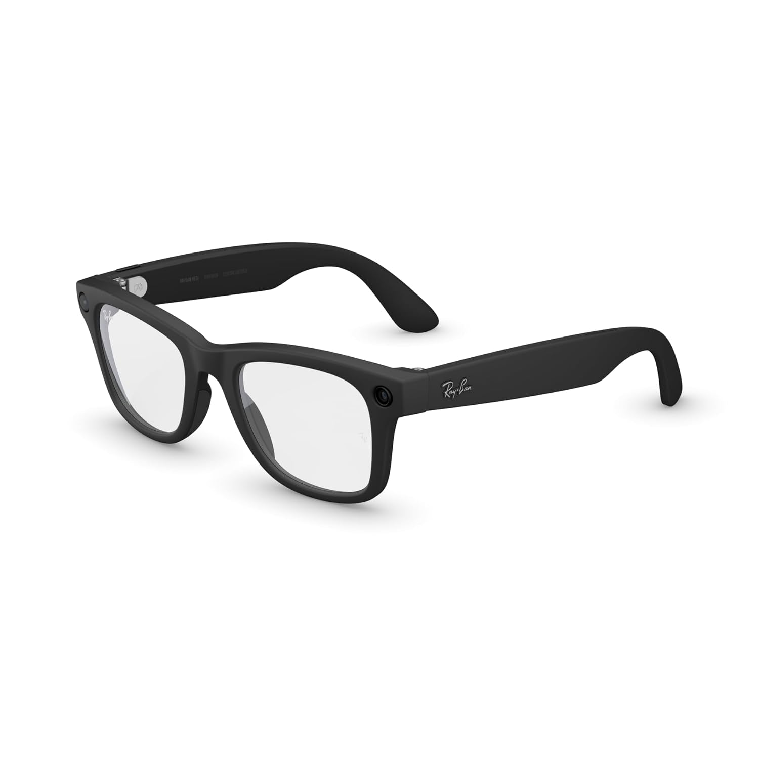 Meta Ray-Ban Wayfarer (Gen 2) - Matte Black, Clear Lenses