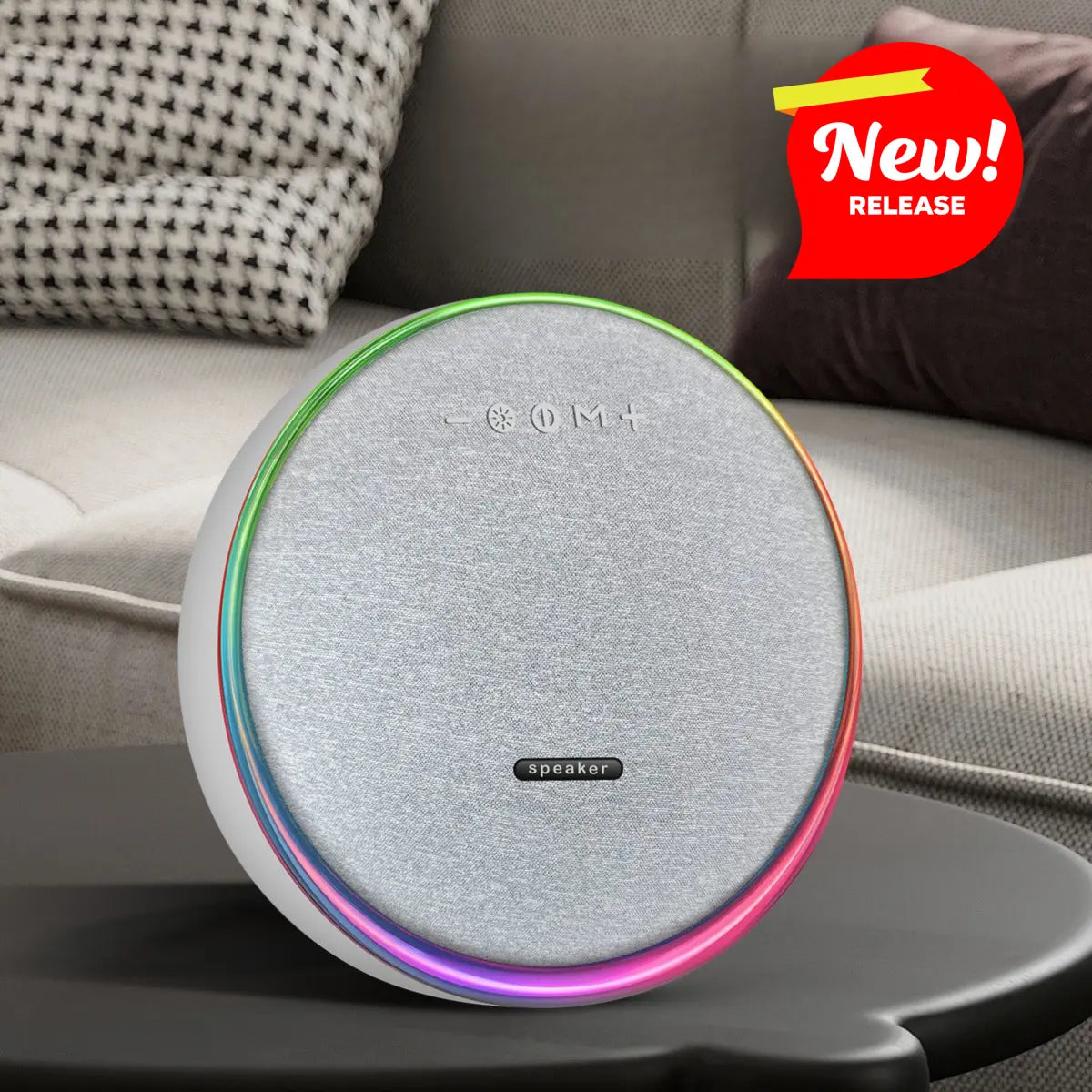 Bluetooth Speaker Wireless Desktop High-Quality Subwoofer Home Outdoor ABS Material Hi-Res Audio BISA Dolby-Level Sound Effects