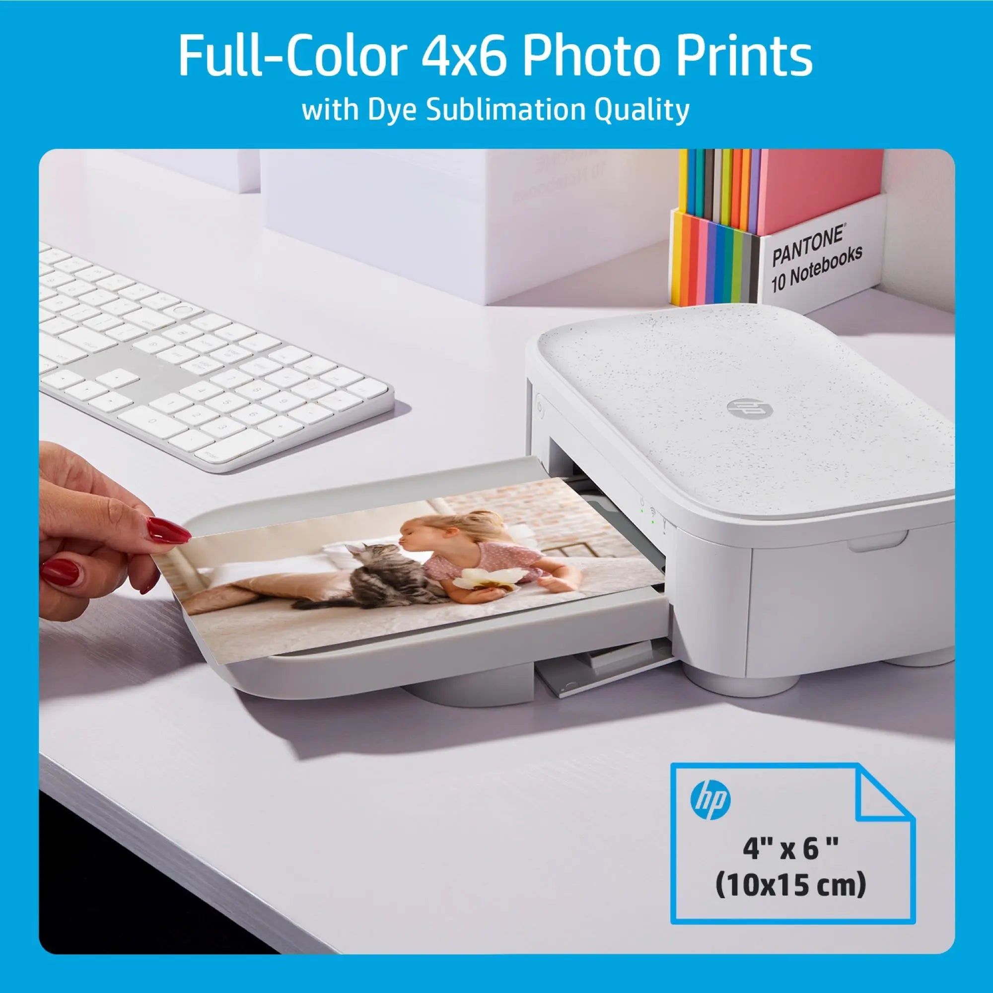 HP Sprocket Studio plus 4X6” Instant Photo Printer – Wirelessly Prints from Ios & Android Device