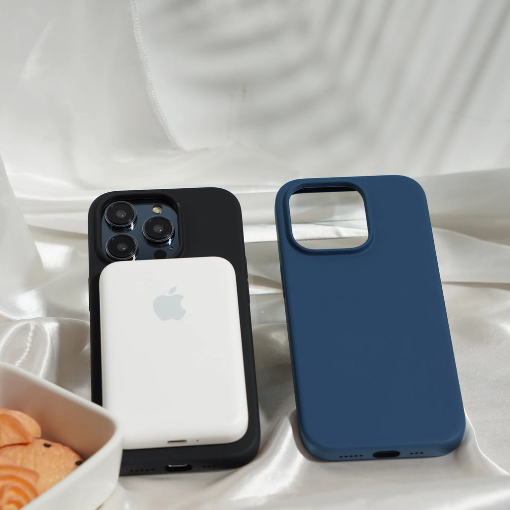 ORNARTO Liquid Silicone Magnetic Case Compatible with Iphone 15 Series , Wireless Charging Support Accessories Protection