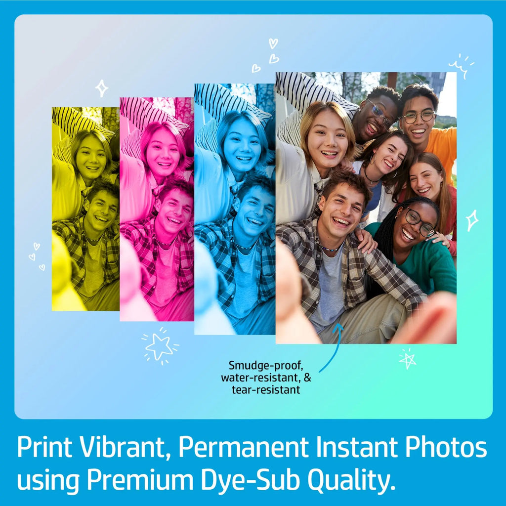 HP Sprocket Studio plus 4X6” Instant Photo Printer – Wirelessly Prints from Ios & Android Device