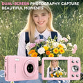 1080P Digital Camera with 32GB SD Card, 16X Optical Zoom, Portable Mini Camera, Point and Shoot Camera, Y2K Gifts