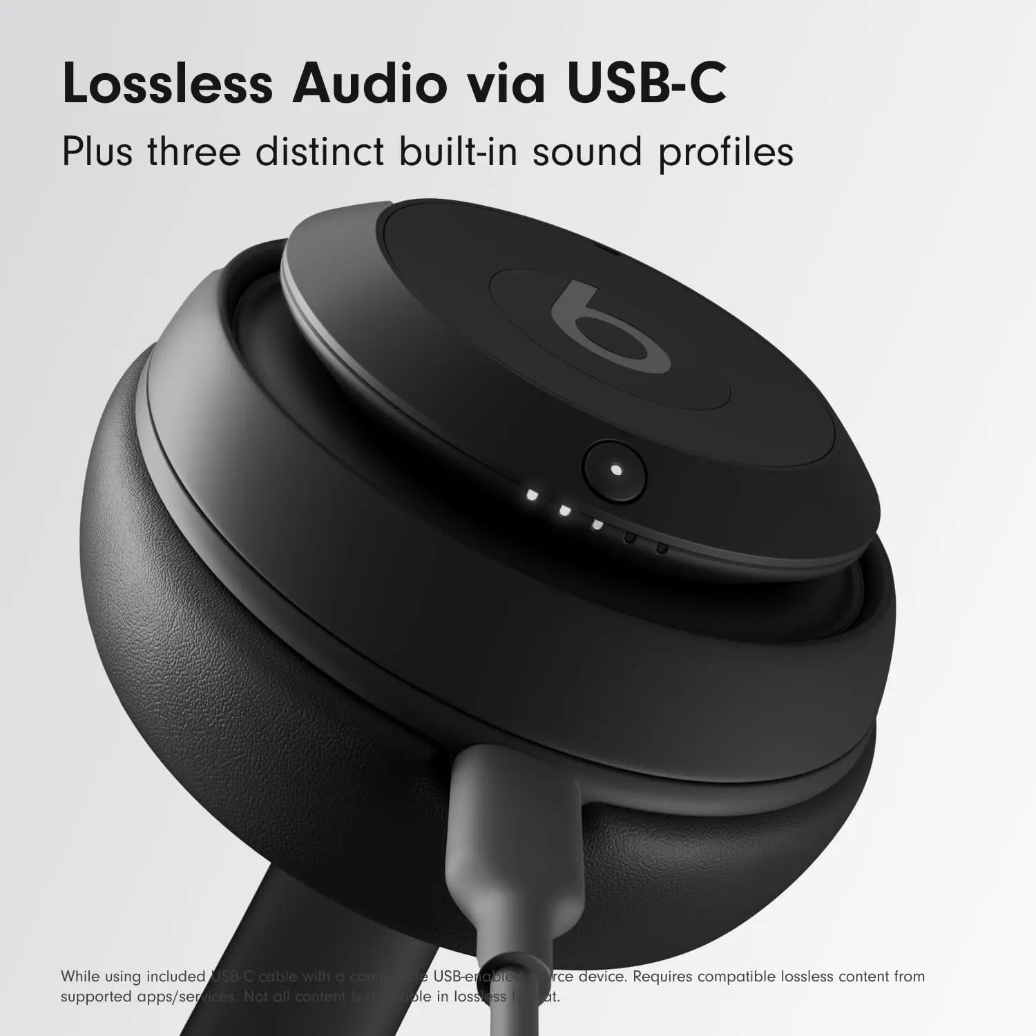 Beats by Dre Studio Pro Premium Wireless Over-Ear Headphones - 40-Hour Battery Life, Active Noise Cancelling, USB-C Lossless Audio, Apple & Android Compatible - Black