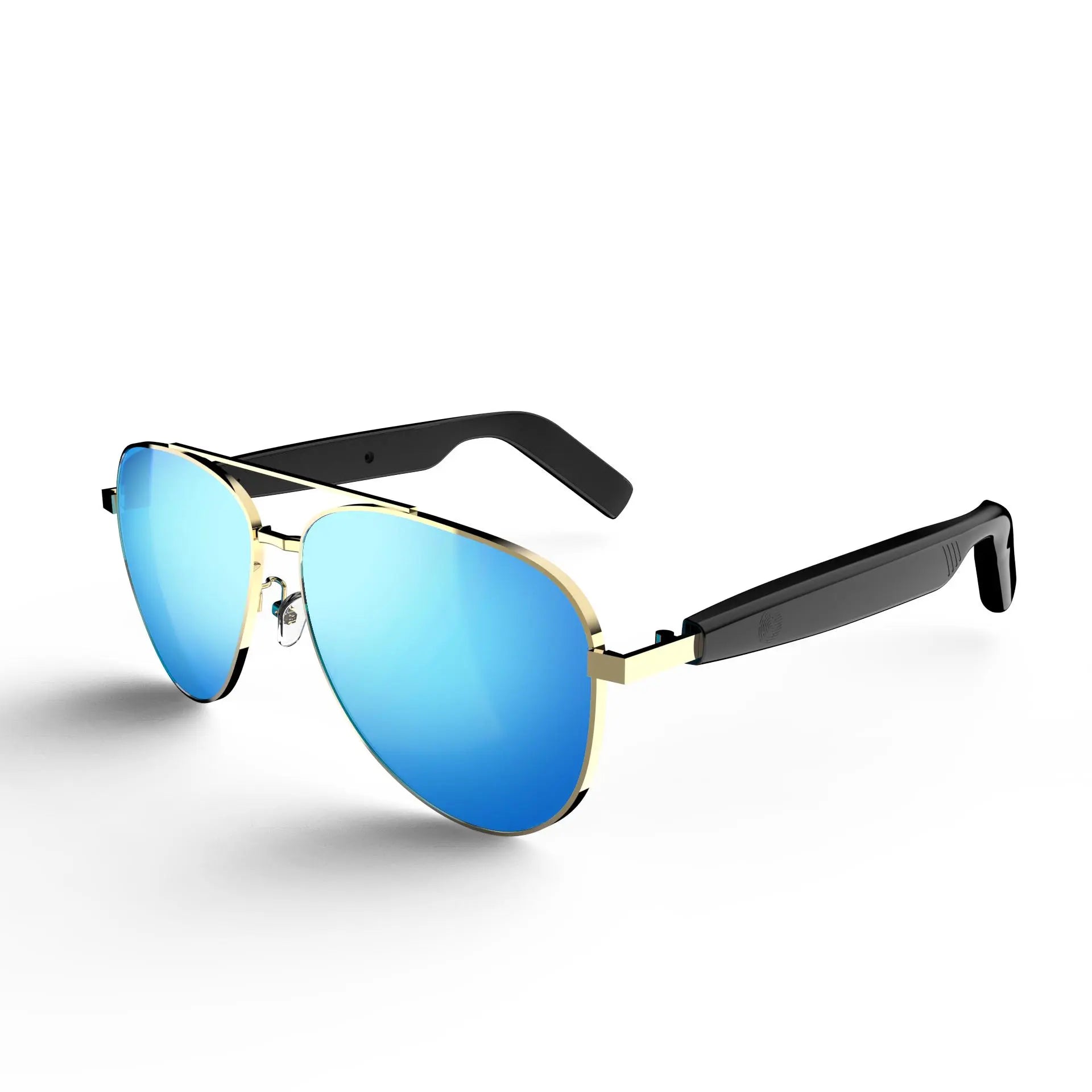 Multifunctional Smart Glasses, Touch Control Smart Sunglasses, Fashionable Bluetooth-Compatible Smart Glasses, Gift for Men & Women, Wearable, Wireless Smart Glasses, Wearable Tech Glasses