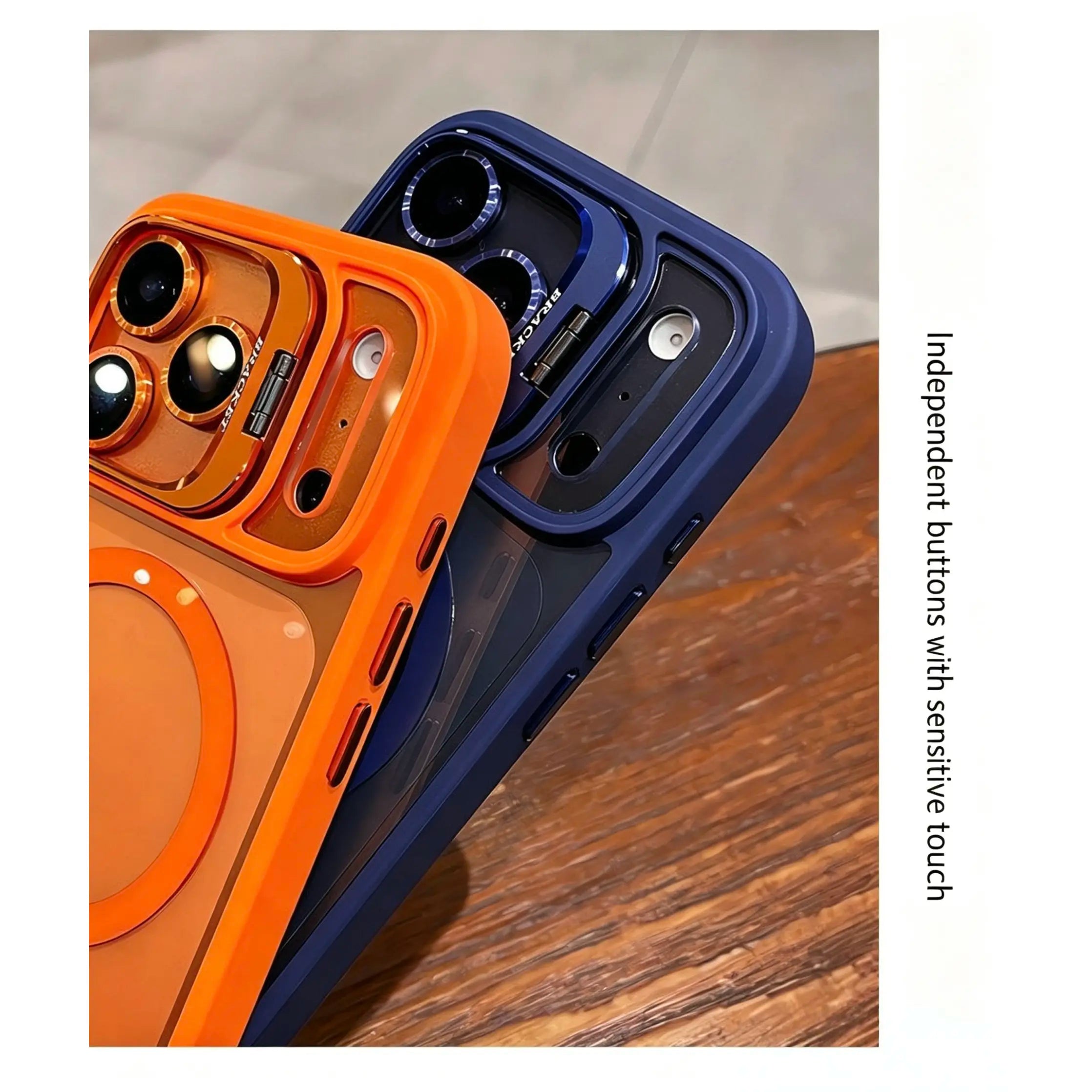 Suitable for Iphone17 16 15 14 13 12 Max plus Pro Magnetic Mobile Phone Case with Magsafe Camera Ring Holder, Military-Grade Protection, Anti-Fall, Non-Yellowing, Wireless Casing Protector Cover, Black Silicone Ip17Promax Phone Case Resistant Case