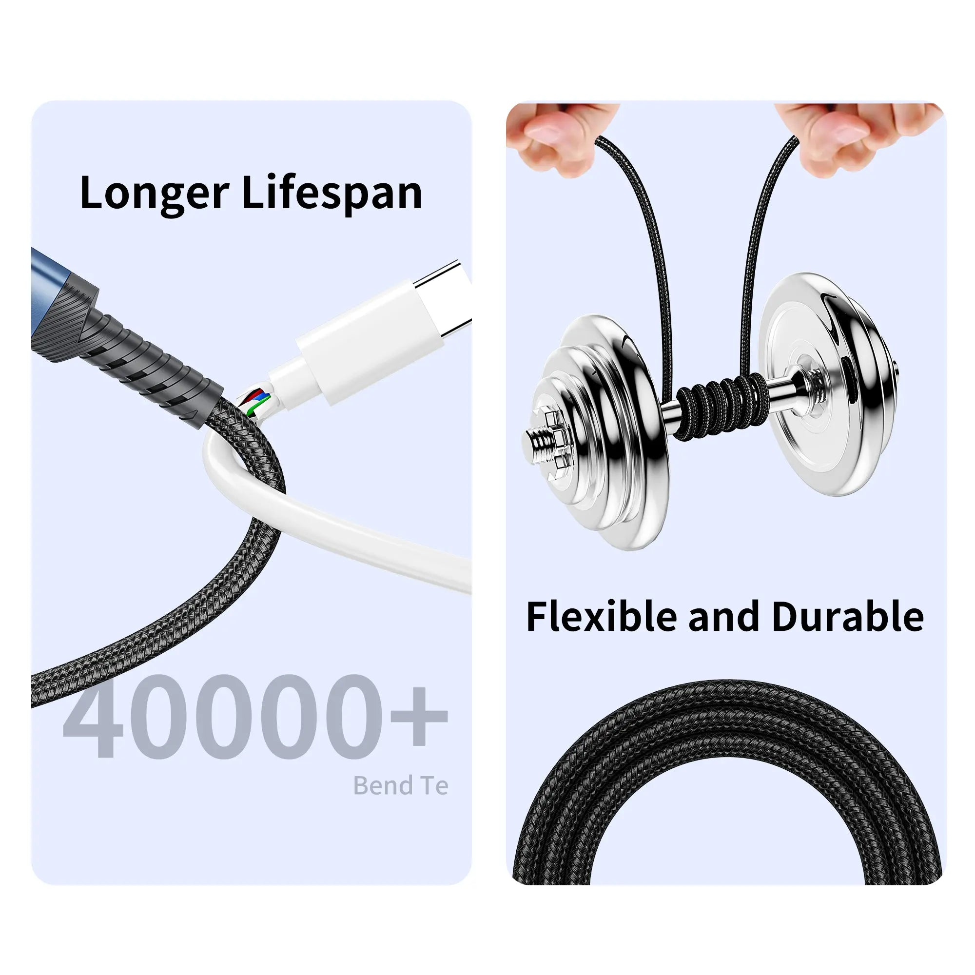 Toocki 15FT 60W USB C to USB C Right Angle Fast Charging Cable for Apple Iphone 15, Samsung Galaxy S24 S23 S22 A15, Ipad Pro/Air, Pixel 5/4 XL, One-Plus 8T, PS5