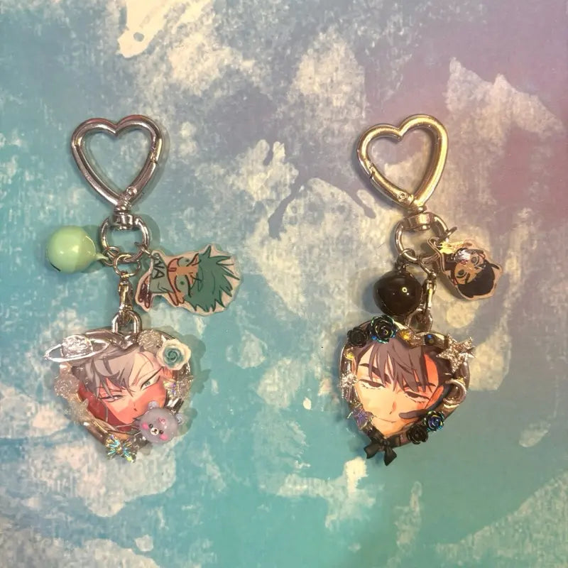 Doomed Love Singer Characters Phone Charm Keychain Accessories