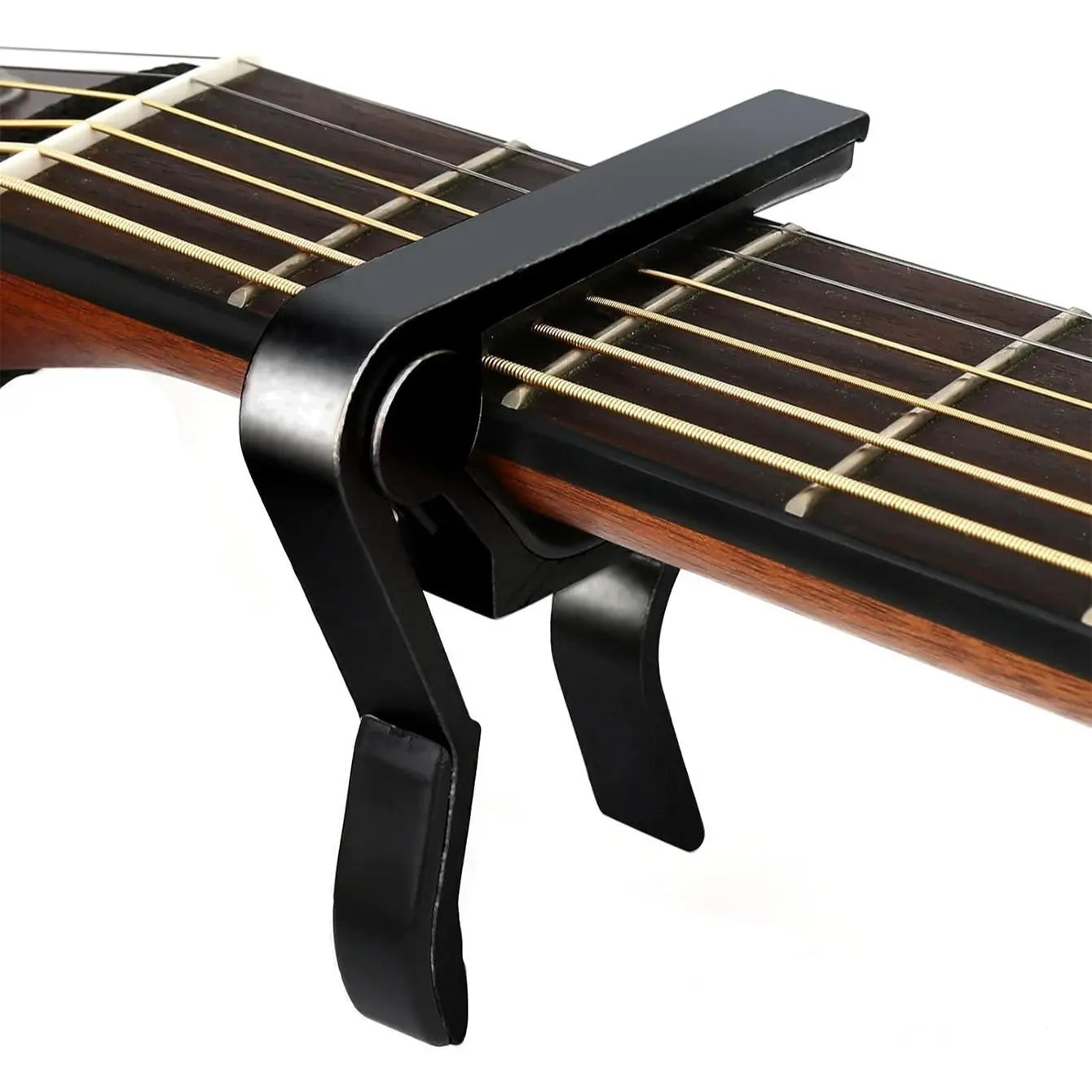 Guitar Capo with Pick Set (7 Counts), Guitar Capo for Acoustic and Electric Guitars with 5 Picks and 1 Holder, Music Accessories