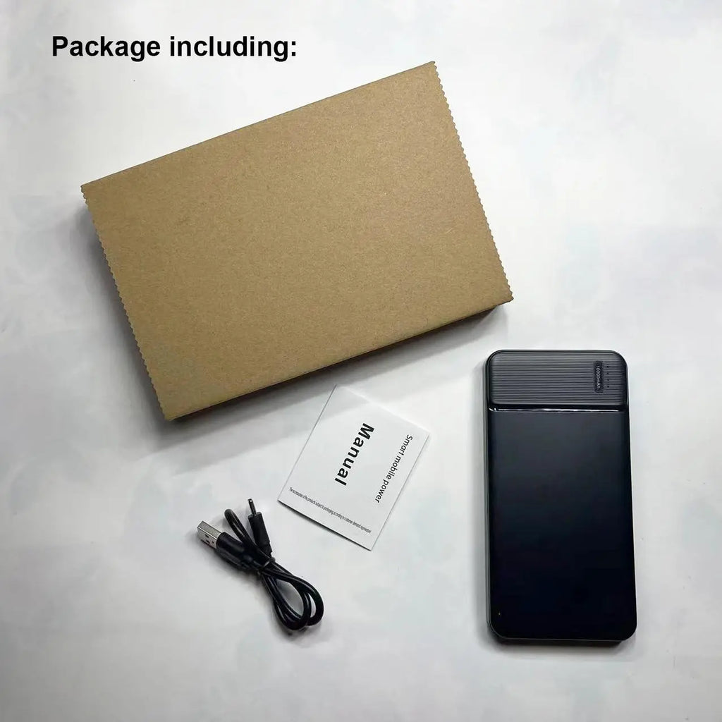 10000Mah USB-C In/Out Portable Power Bank with Dual Output for Heated Vests, Jackets, Iphone, Samsung, Android - Safe & Super Slim Design