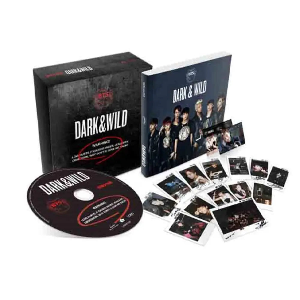 BTS – DARK & WILD (1St Studio Album) | Official K-Pop CD + 102-Page Photobook + Random Photocards | Danger / War of Hormone / Let Me Know | ARMY Collector Album