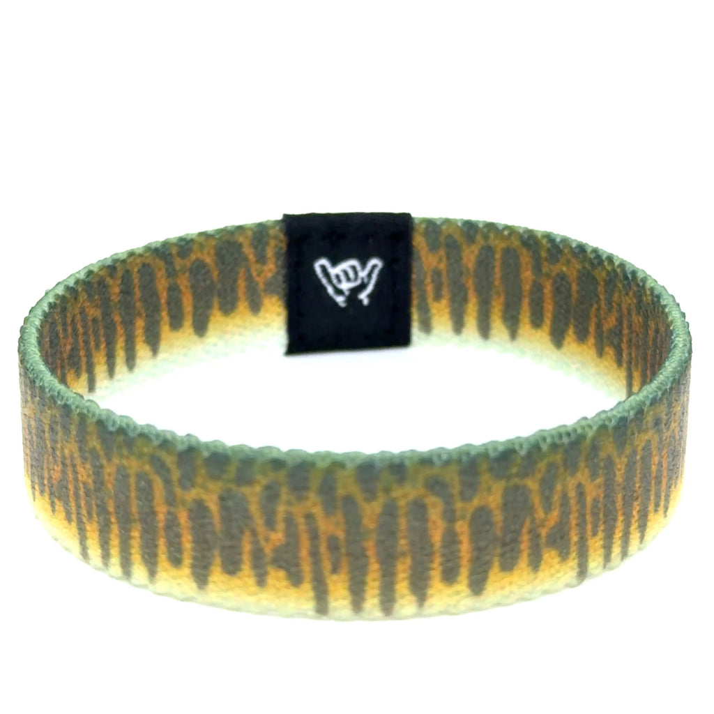 Smallmouth Bass Skin Wristband Bracelet