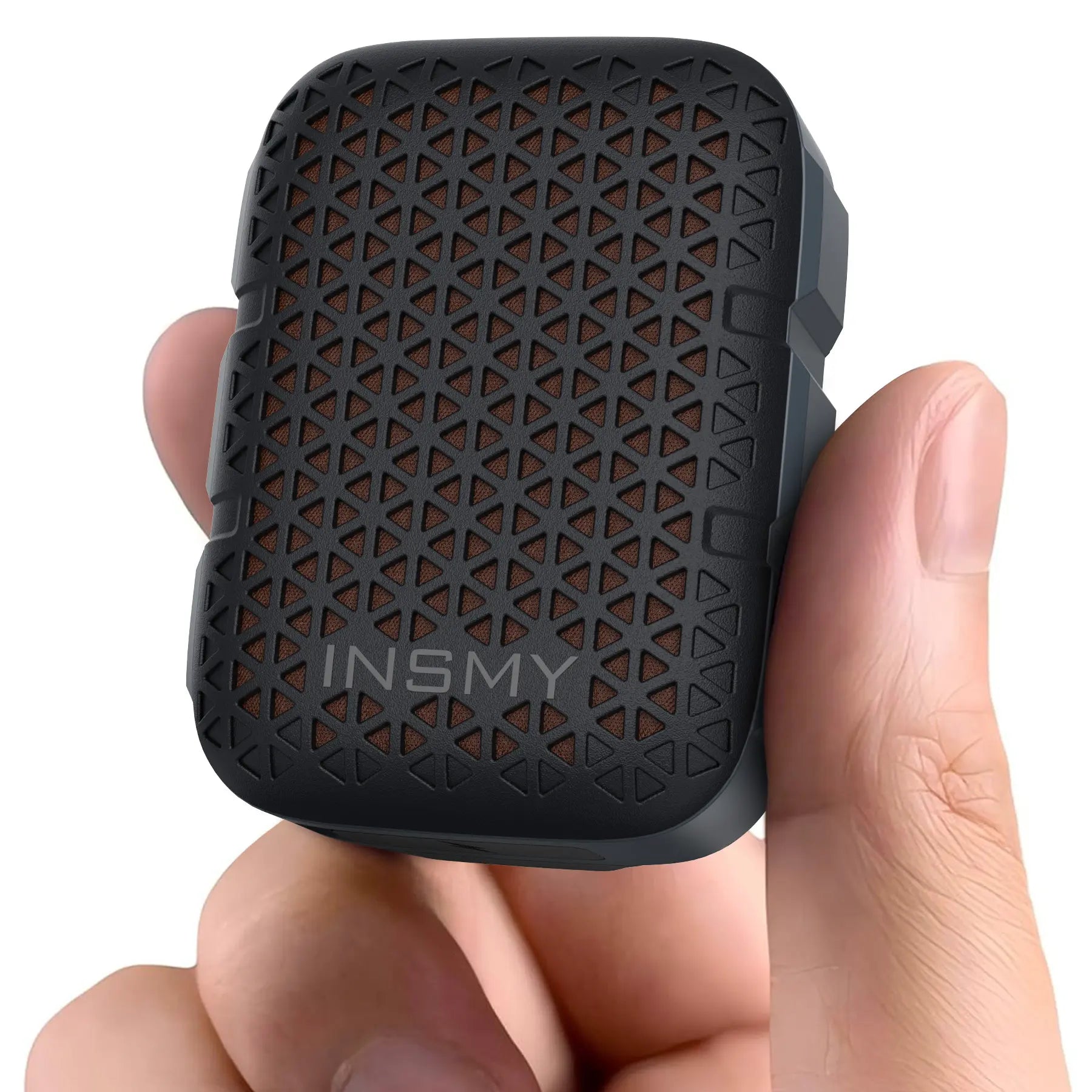 INSMY Wearable Bluetooth Speakers,Ip67 Waterproof,Clip-On Portable Small Personal Speaker/Clean Sound/Stereo Pair/Wireless 5.4/ENC Built-In Mic/Lightweight for Outdoor Golf Work Pool