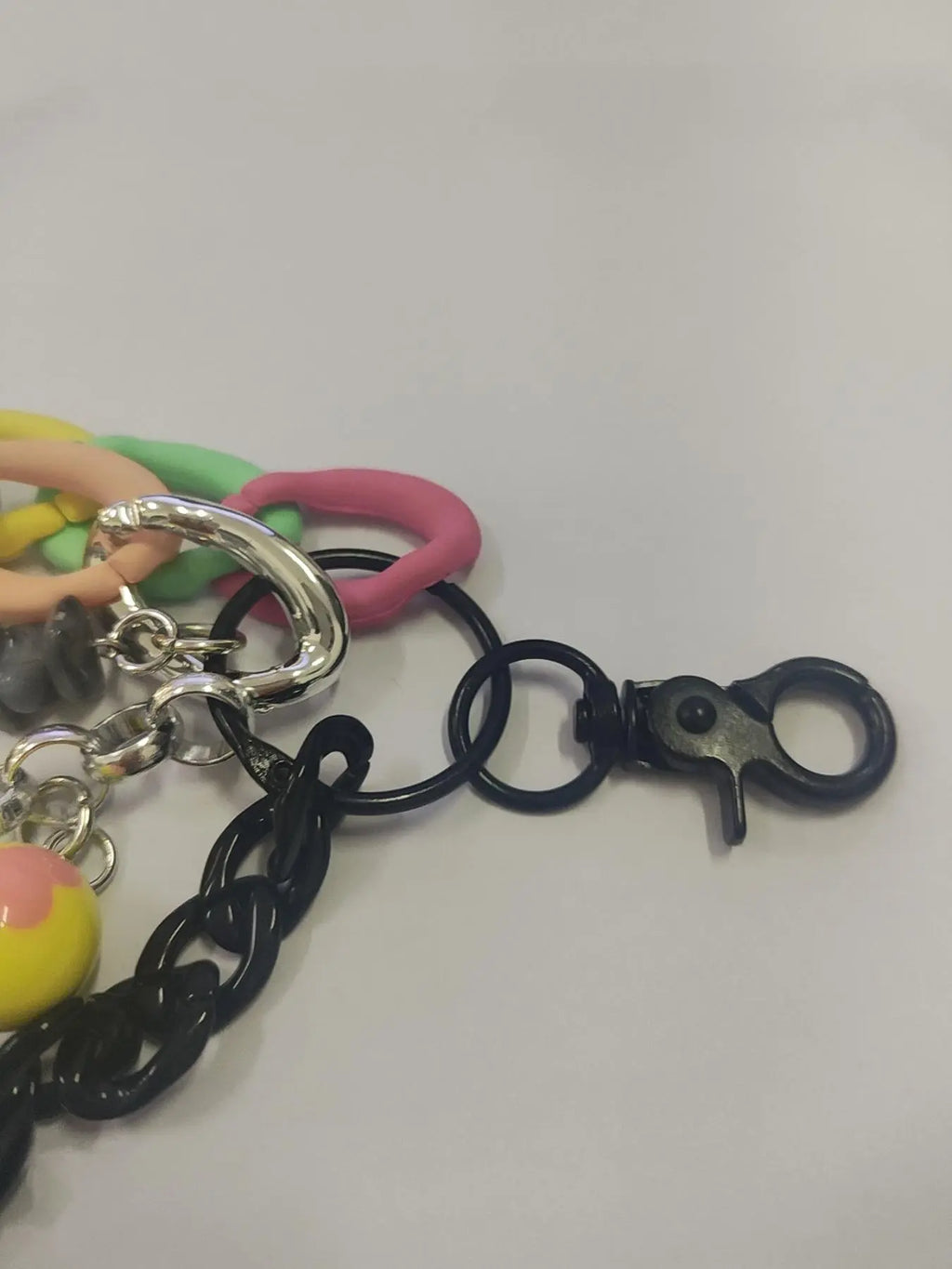 Cute Flower & Heart & Tassel & Chain Design Keychain, Floral Pattern Keychain, Keychain Wristlet Strap, Fashionable Phone Lanyard, Anti-Lost Phone Strap for Women & Girls, Mobile Phone Decoration Accessories, Cute Keychain Accessory