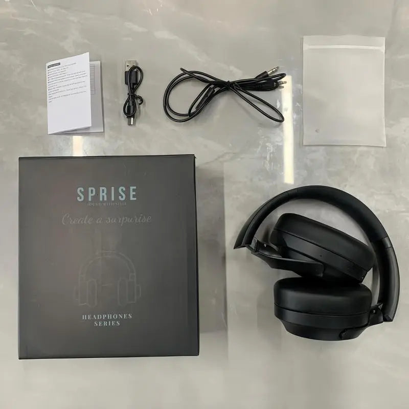 Noise Cancelling Headphone for Fall, Summer Wireless Over-Ear Headset with Long Standby, Bluetooth-Compatible Headphones for PC, Gaming, Sports, Travel, Electronic Audio, Wireless Earphones Silent Party Ipx5 Active Noise Canceling Headset Waterproof Hesd