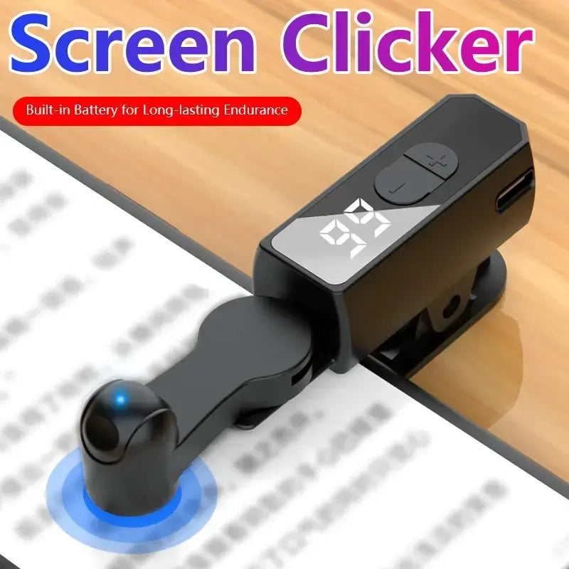Rechargeable Automatic Mobile Game Trigger (2026 Model) - Built-In Battery, 99 Speed Settings, Smart Trigger for Gaming & Shopping Rewards, Black Smartphone Gaming Tech Accessory