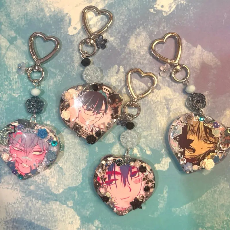 Doomed Love Singer Characters Phone Charm Keychain Accessories