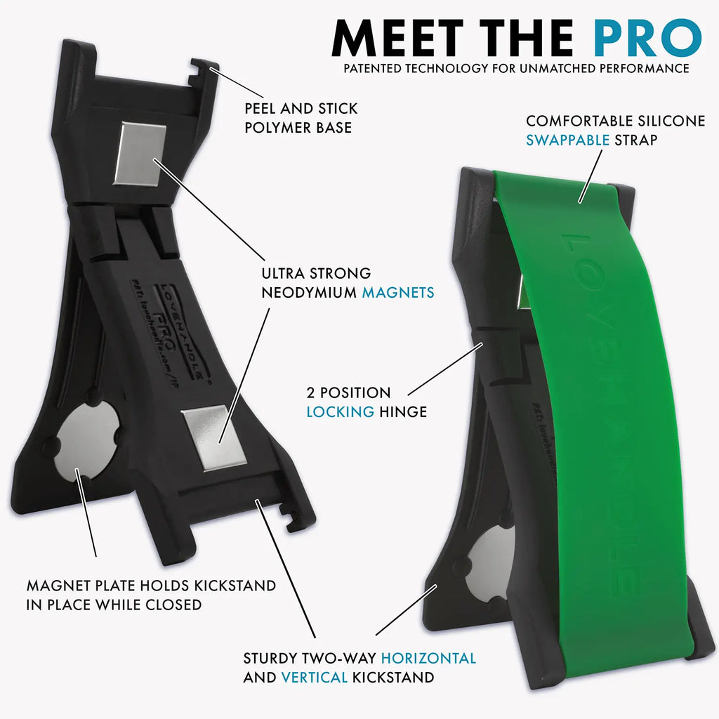 PRO GLOW in the DARK - Magnetic Phone Grip Accessories Landscape Cellphone