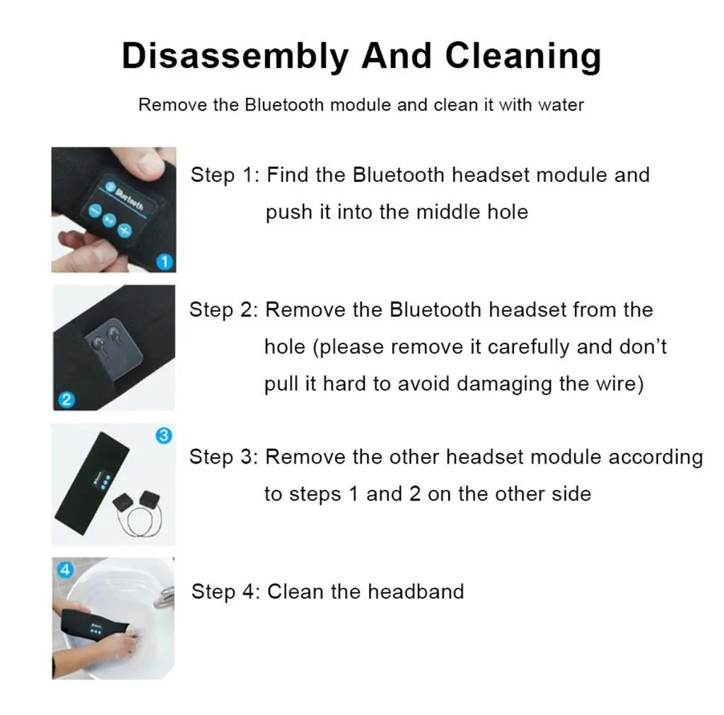 Sports Bluetooth Headband, Sleep Headphones Headband, -Sweat Absorbent & Breathable-Washable -Bluetooth One Click Link for Fitness and Exercise