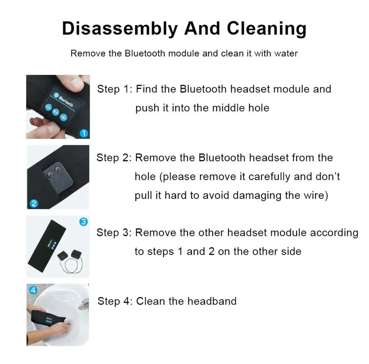Sports Bluetooth Headband, Sleep Headphones Headband, -Sweat Absorbent & Breathable-Washable -Bluetooth One Click Link for Fitness and Exercise