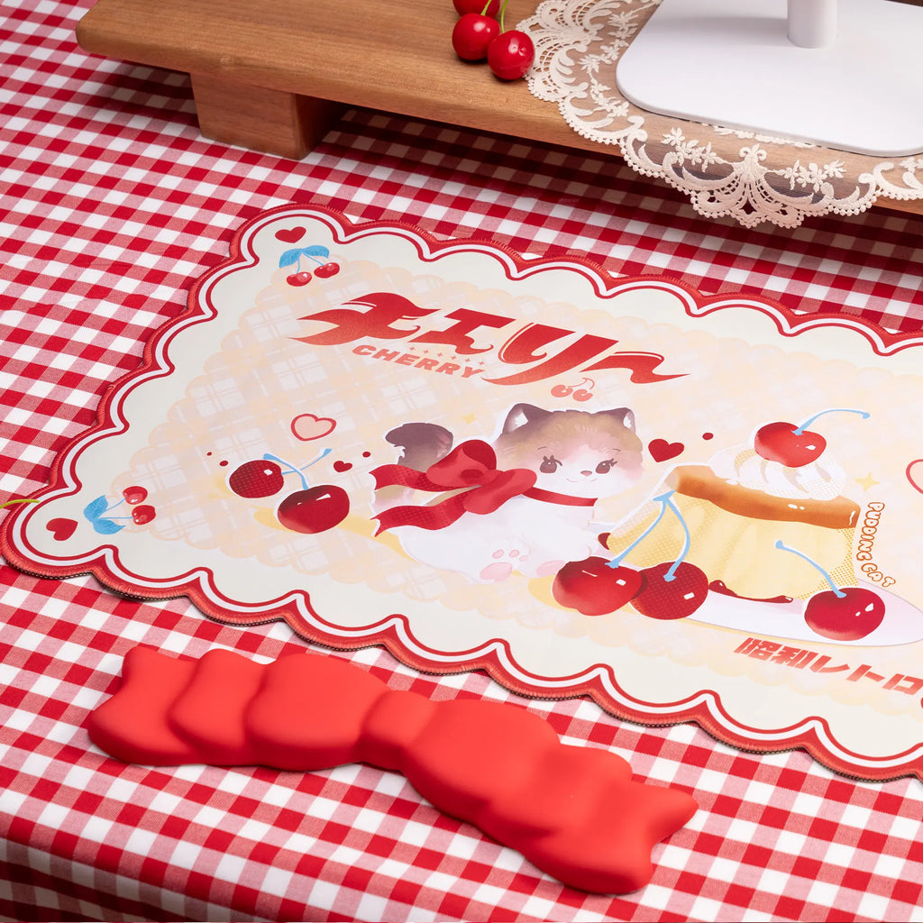 Geekshare Cherry Kitty Mouse Pad