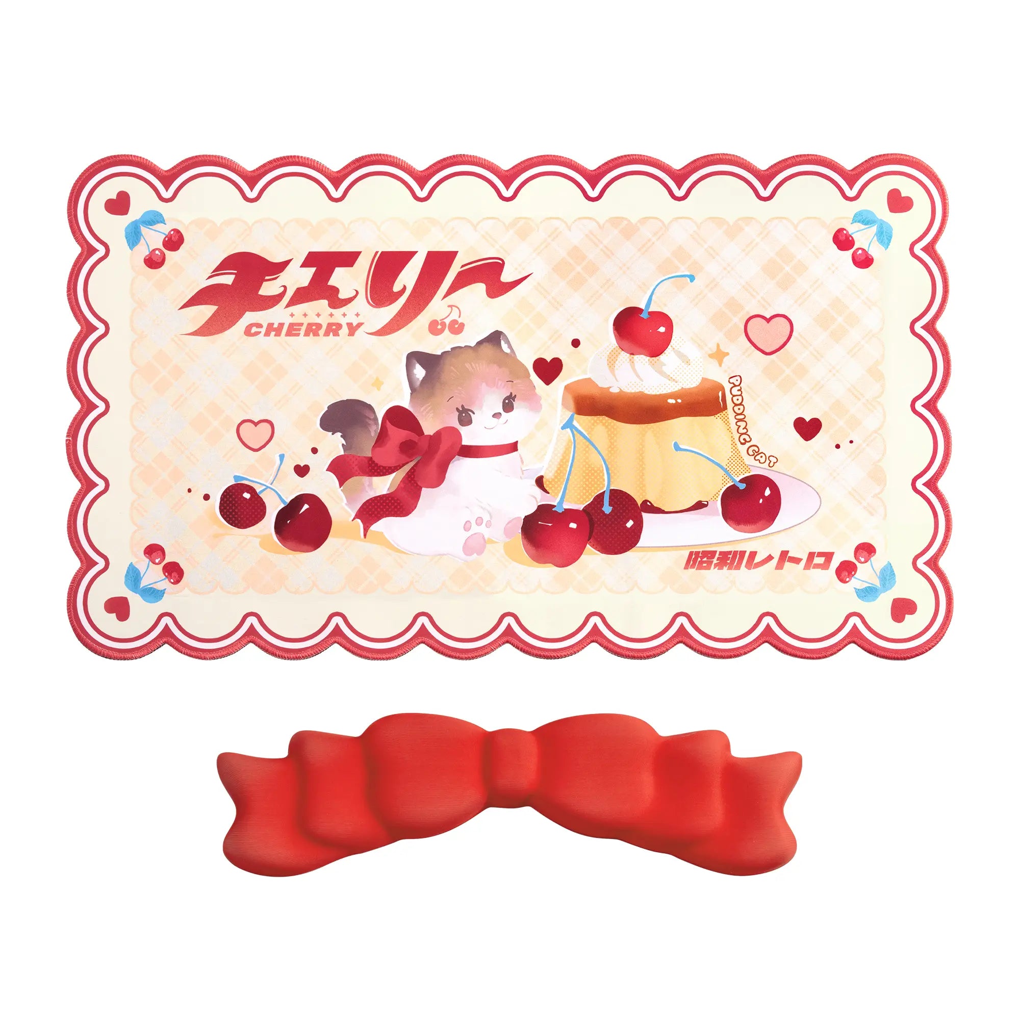 Geekshare Cherry Kitty Mouse Pad