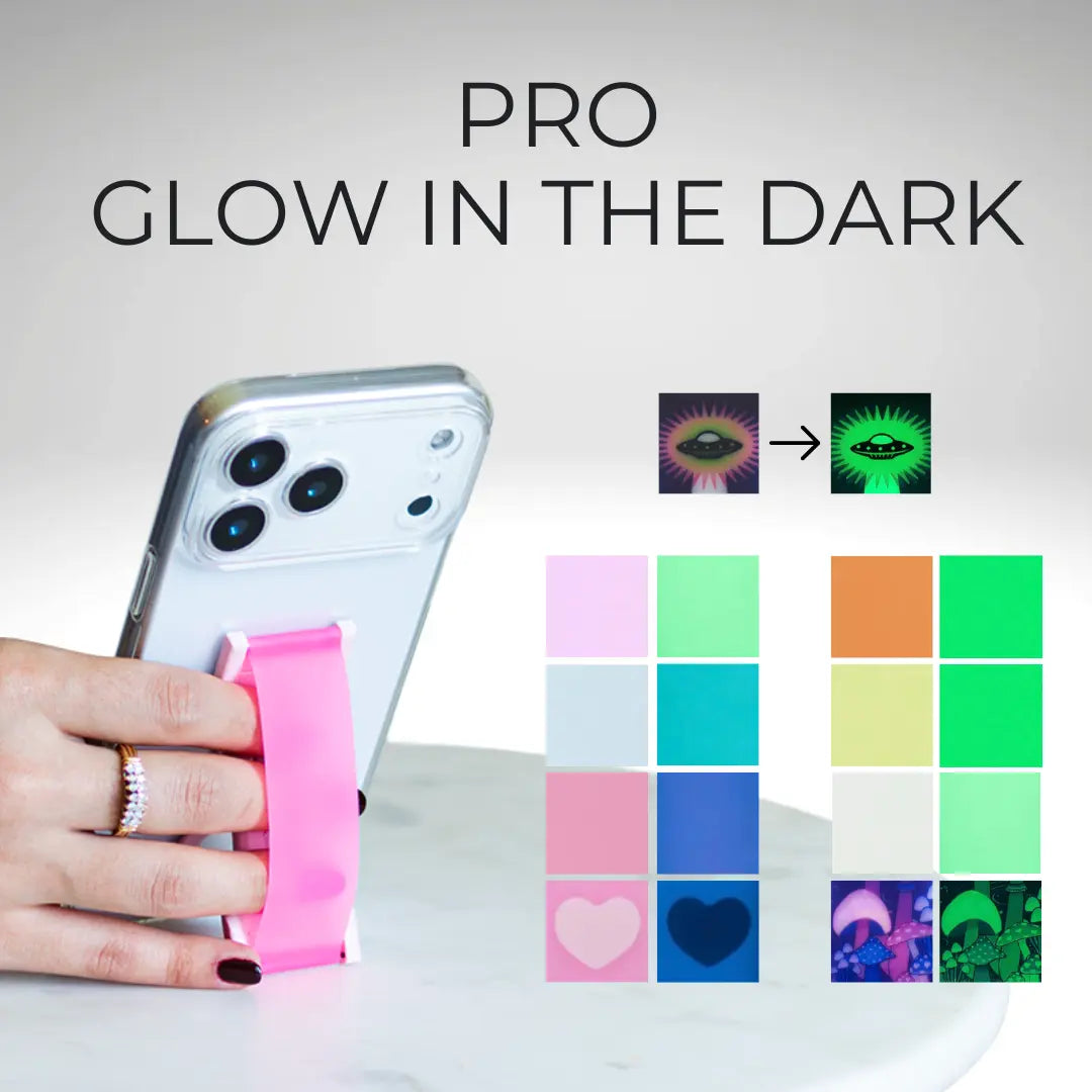 PRO GLOW in the DARK - Magnetic Phone Grip Accessories Landscape Cellphone