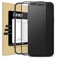 Mothca Matte(No Privacy) Glass Full Coverage Screen Protector for Iphone 16E/16/15/14/13 Pro Max Plus, Anti-Glare Anti-Fingerprint Black Edge Tempered Glass Film with Easy Installation Tool, Case Friendly, Smooth as Silk