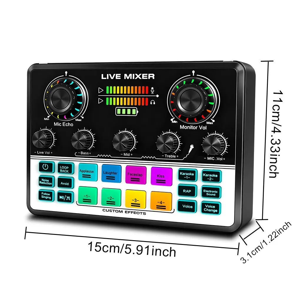 Safring V8S Pro+240 Podcast Equipment Bundle, Recording Function BM800 USB Rechargeable Microphone with Voice Changer, Condenser Mic Studio Package for Podcasting Live Streaming Singing PC Mobile Tiktok Youtube Sound Card Desk Clamp #Summervibes