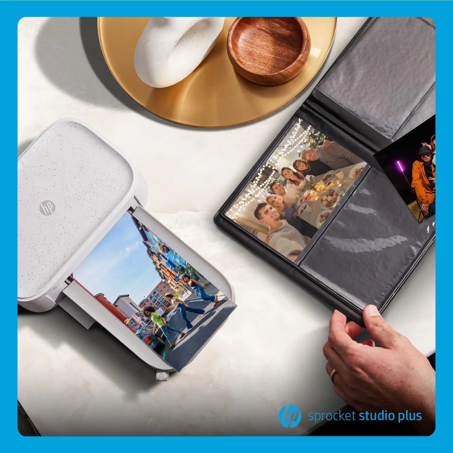 HP Sprocket Studio plus 4X6” Instant Photo Printer – Wirelessly Prints from Ios & Android Device