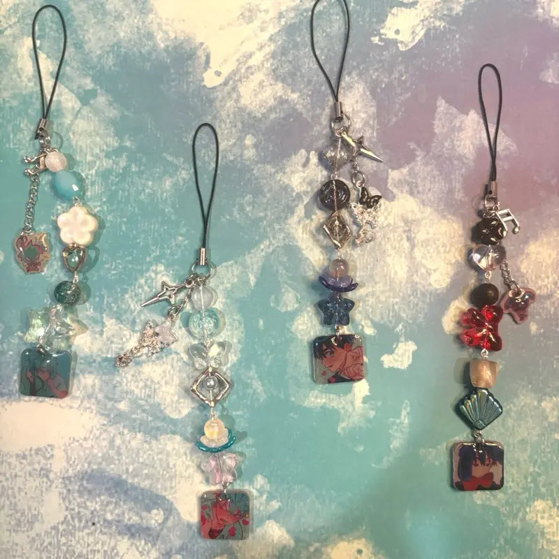 Doomed Love Singer Characters Phone Charm Keychain Accessories