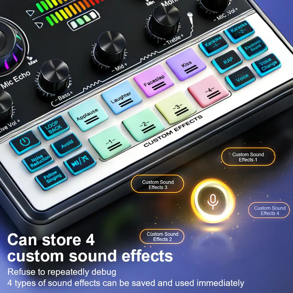 Safring V8S Pro+240 Podcast Equipment Bundle, Recording Function BM800 USB Rechargeable Microphone with Voice Changer, Condenser Mic Studio Package for Podcasting Live Streaming Singing PC Mobile Tiktok Youtube Sound Card Desk Clamp #Summervibes