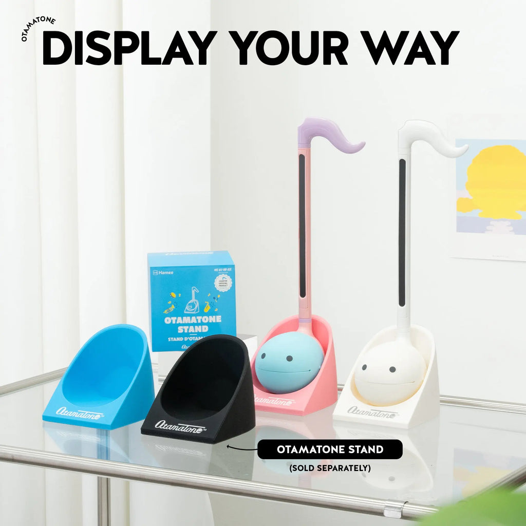 Otamatone Regular [White] - Japanese Musical Instrument Electronic Synthesizer - Maywa Denki Studio - Fun Gift for Children, Teens, & Adults