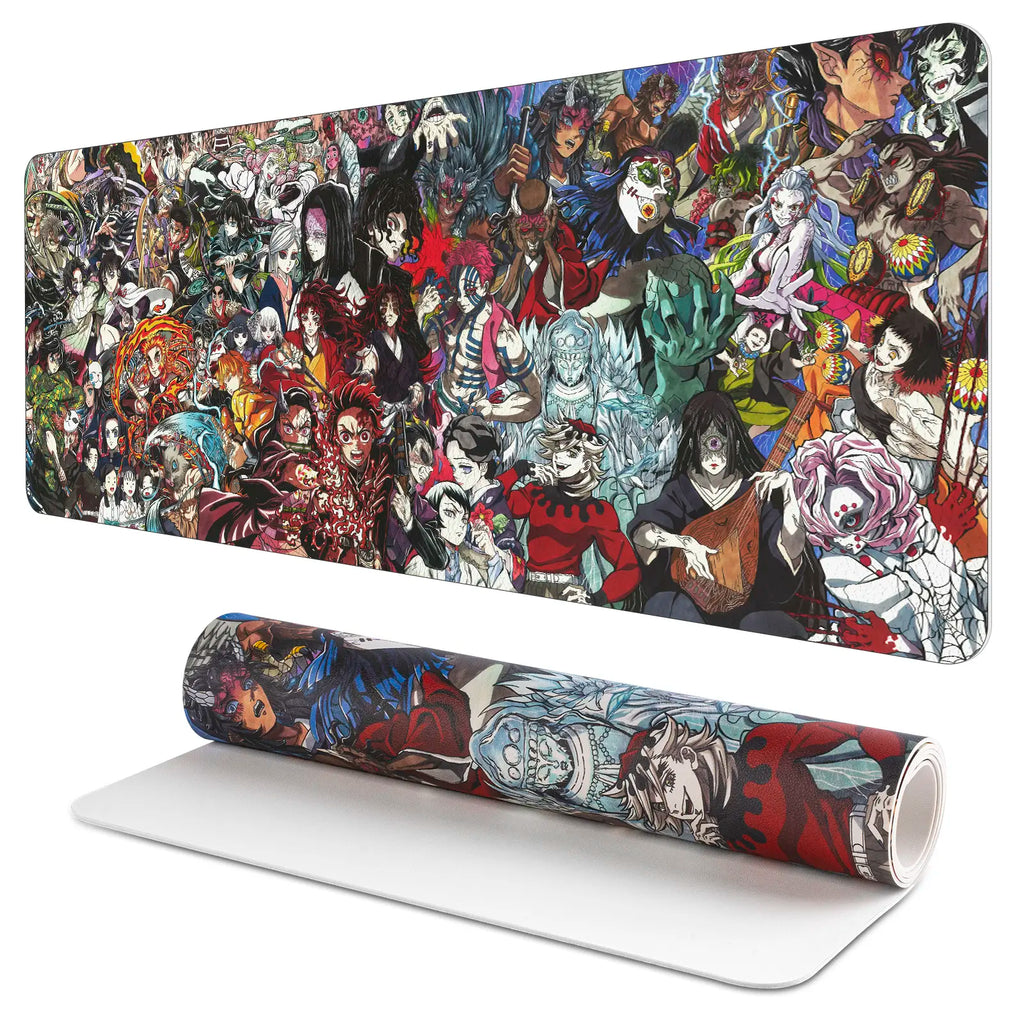 Anime Waterproof Mouse Pad 11.8Inch X 31.5Inch Cartoon Design for Daily Use Durable Easy Cleaning Mousepad